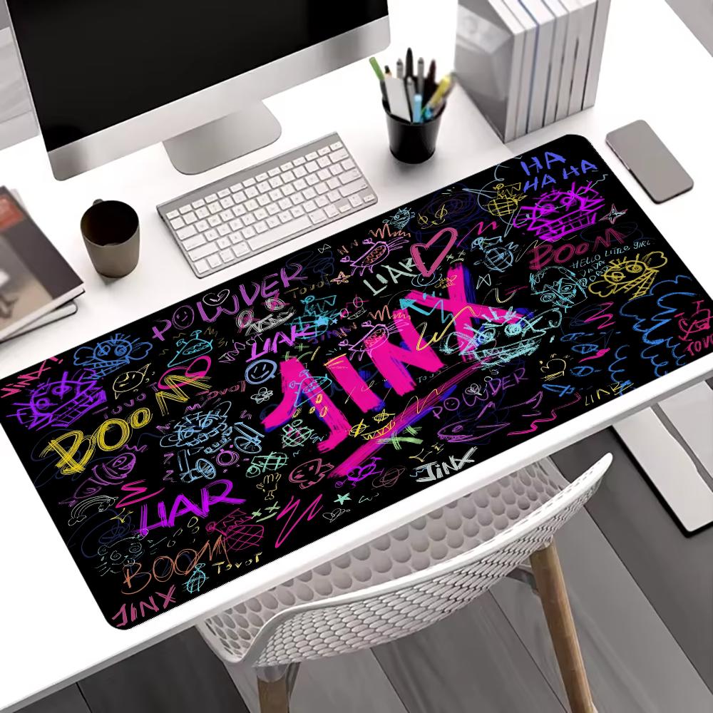 Jinx Gaming Accessories - Graffiti-stijl Jinx Muismat Grote Gaming Antislip