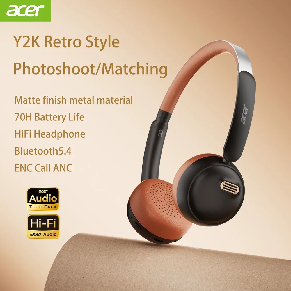 Venom Gaming Accessories - Acer OHW111 Bluetooth-hoofdtelefoon INS Retro-stijl Over-ear