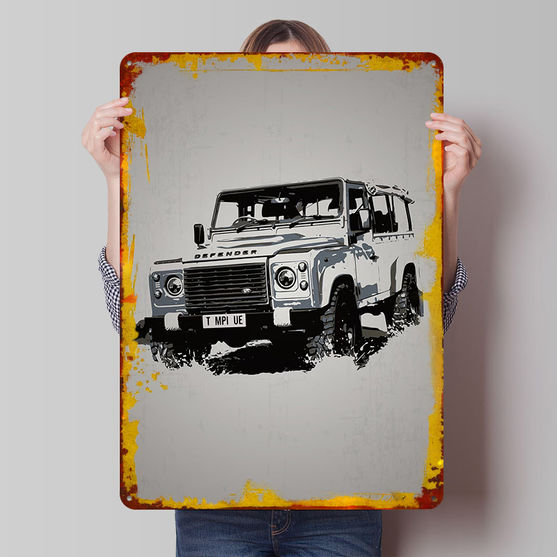 Gaming Accessories Uk - UK Car Rover Defender Poster Aangepaste