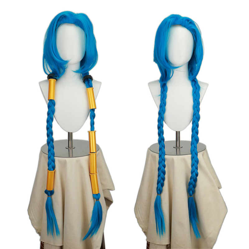 Jinx Gaming Accessories - “League of Legends” Jinx cosplaypruik met