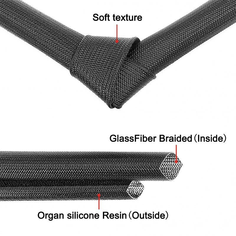 Siliconen gecoate glasvezel ge - Cable Sleeve Braided recensie en prijs