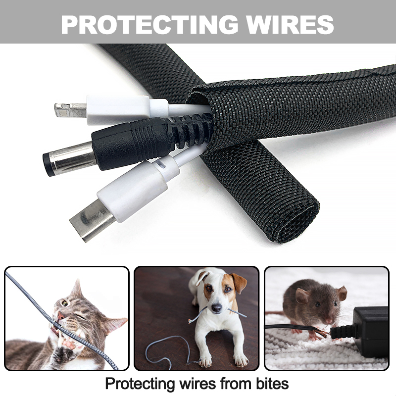 5/10M Zelfsluitende PET Gevloc - Cable Sleeve Braided recensie en prijs