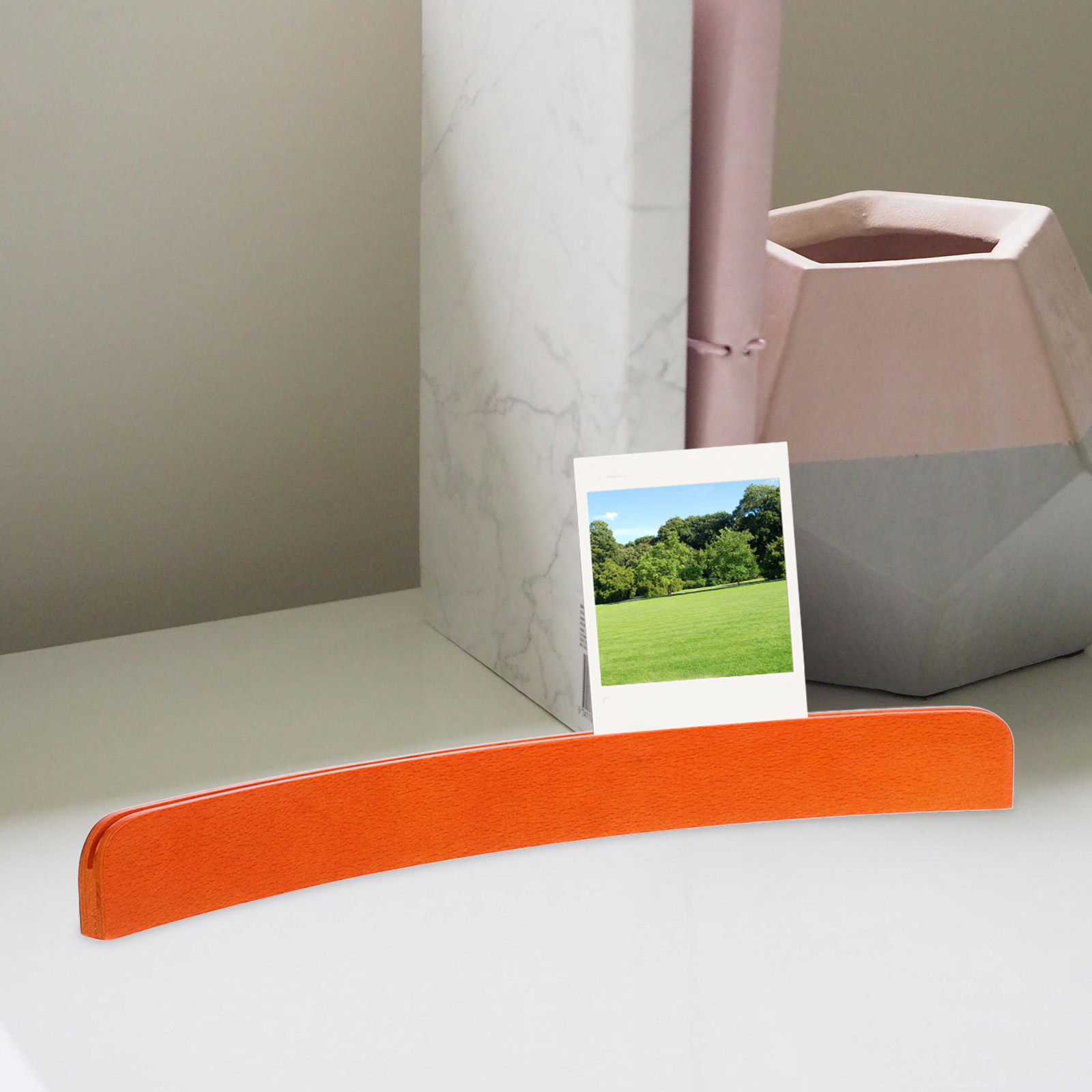 Gebogen houten displaystandaar - Gaming Accessories Photo recensie en prijs