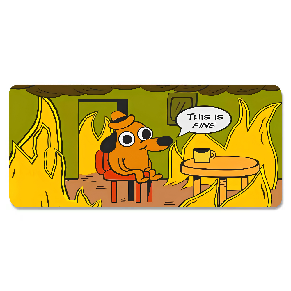 This Is Fine Dog Teckel Muisma - Gaming Accessories Wholesale recensie en prijs