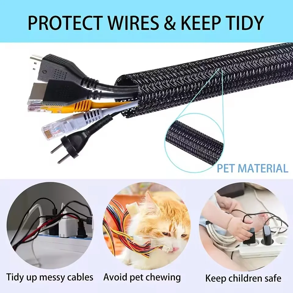 Kabelmantel Zelfsluitend PET G - Cable Sleeve Braided recensie en prijs