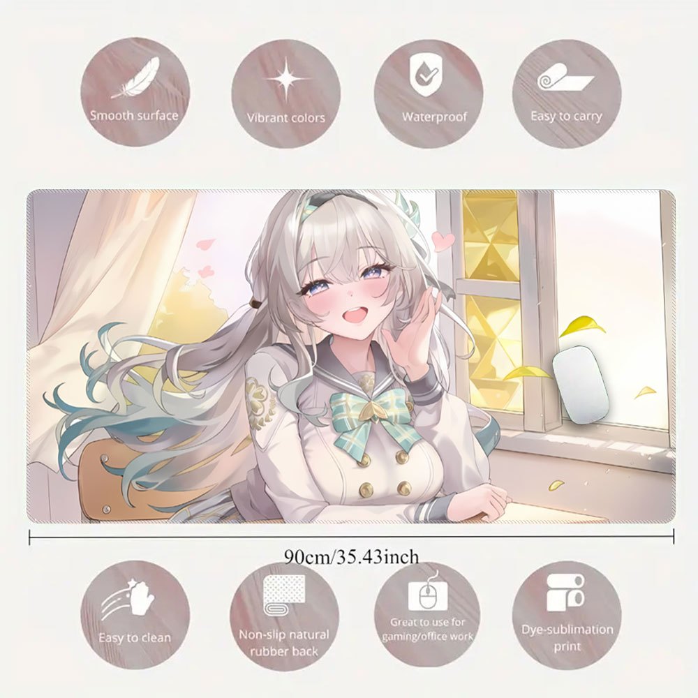 Grote Anime Girl muismat Firef - Gaming Accessories Officeworks recensie en prijs