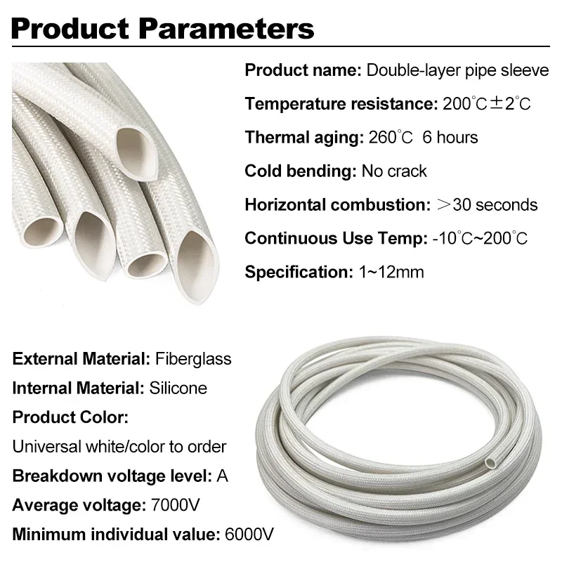 7000 V 200 Deg Hoge Temperatuu - Cable Sleeve Braided recensie en prijs