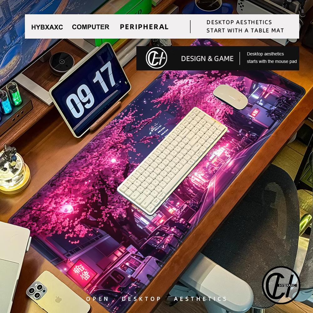 Muismat Japanse straat Paars S - Gaming Accessories Officeworks recensie en prijs