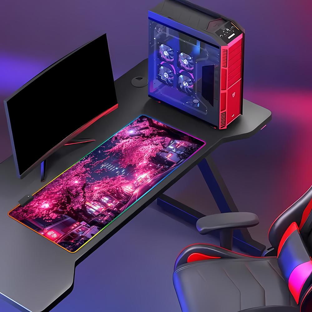 RGB-muismat Japanse straat Paa - Gaming Accessories Officeworks recensie en prijs