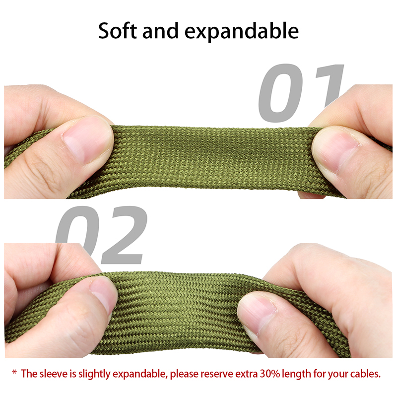 2/5/10M Kabelmantel 2,5 4 6 8  - Cable Sleeve Braided recensie en prijs