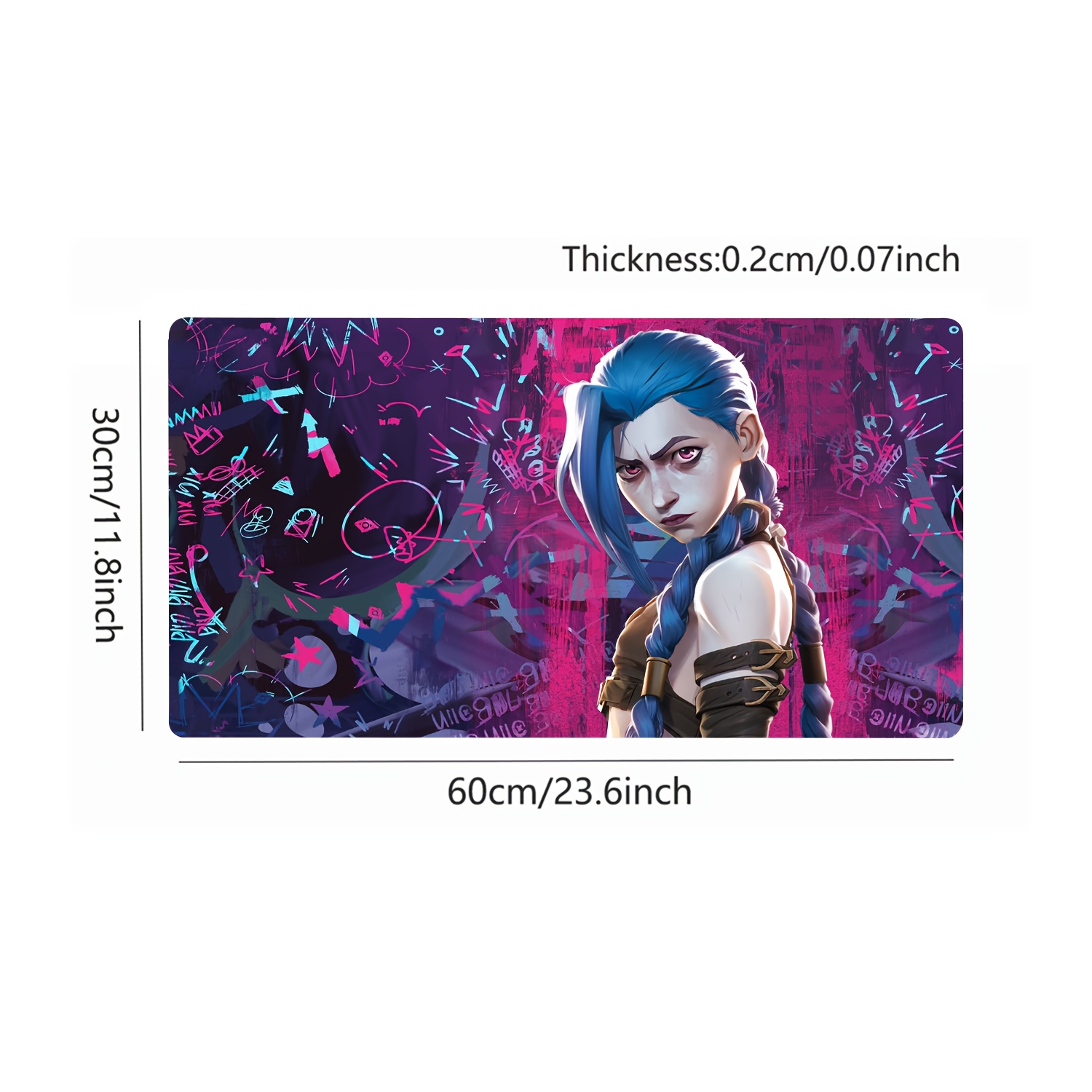 Grote Anime Gaming Muismat JIN - Jinx Gaming Accessories recensie en prijs