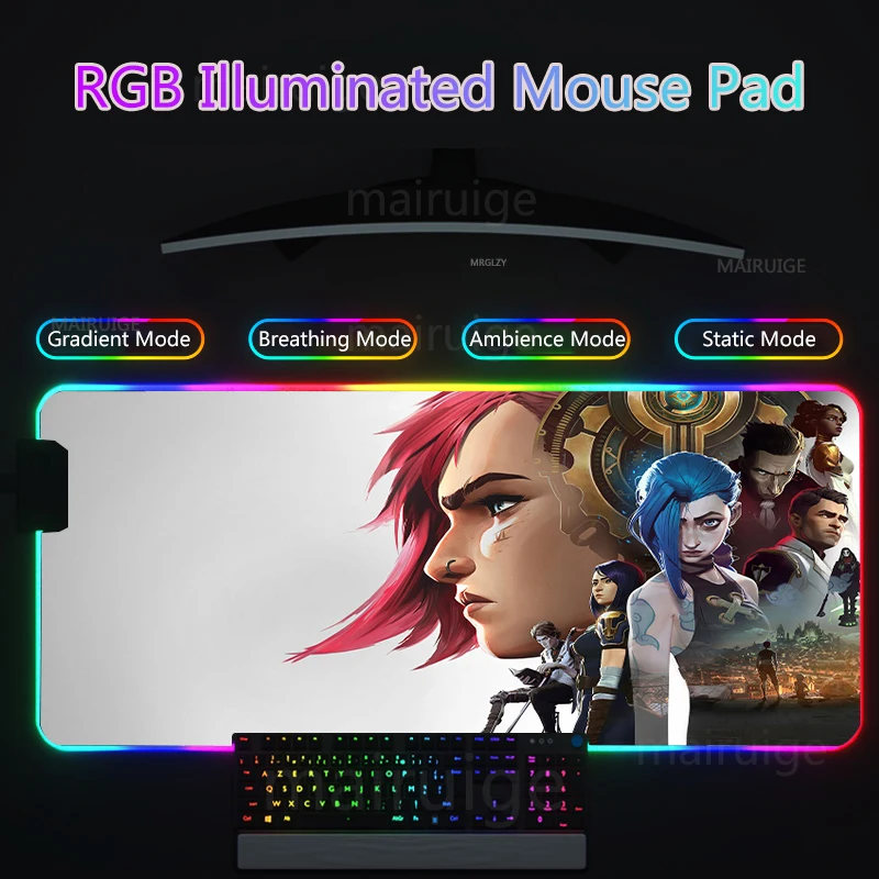 Arcane MousePad RGB Led Muisma - Jinx Gaming Accessories recensie en prijs