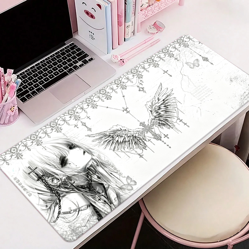 Leren muismat Zwart Wit Anime  - Gaming Accessories Wholesale recensie en prijs