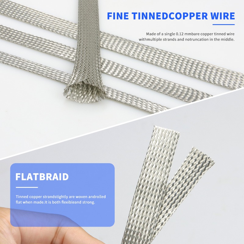 2-10m uitbreidbare koperen gev - Cable Sleeve Braided recensie en prijs