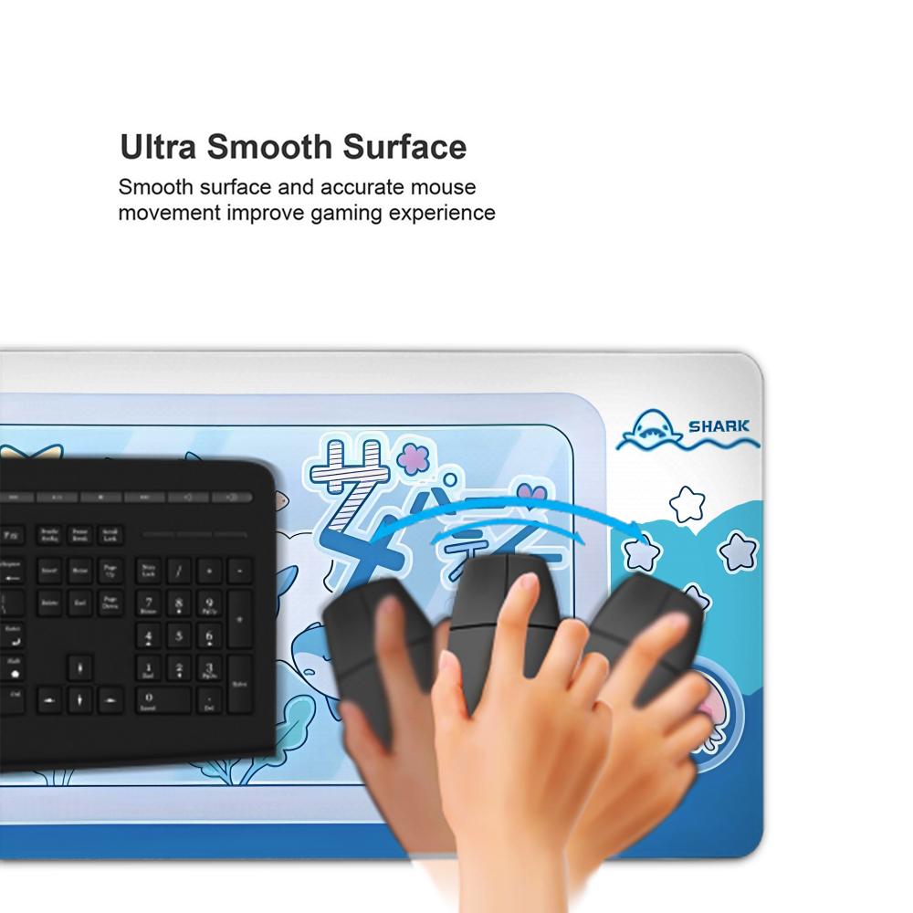 Leuke Shark Party Muismat Grot - Gaming Accessories Officeworks recensie en prijs
